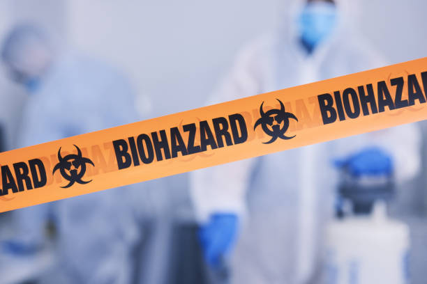 Professional Biohazard Cleanup technician working in Brookpark, OH